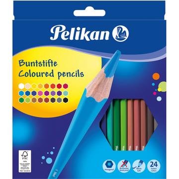 PELIKAN Buntstifte sechseckig 724013 24 Farben