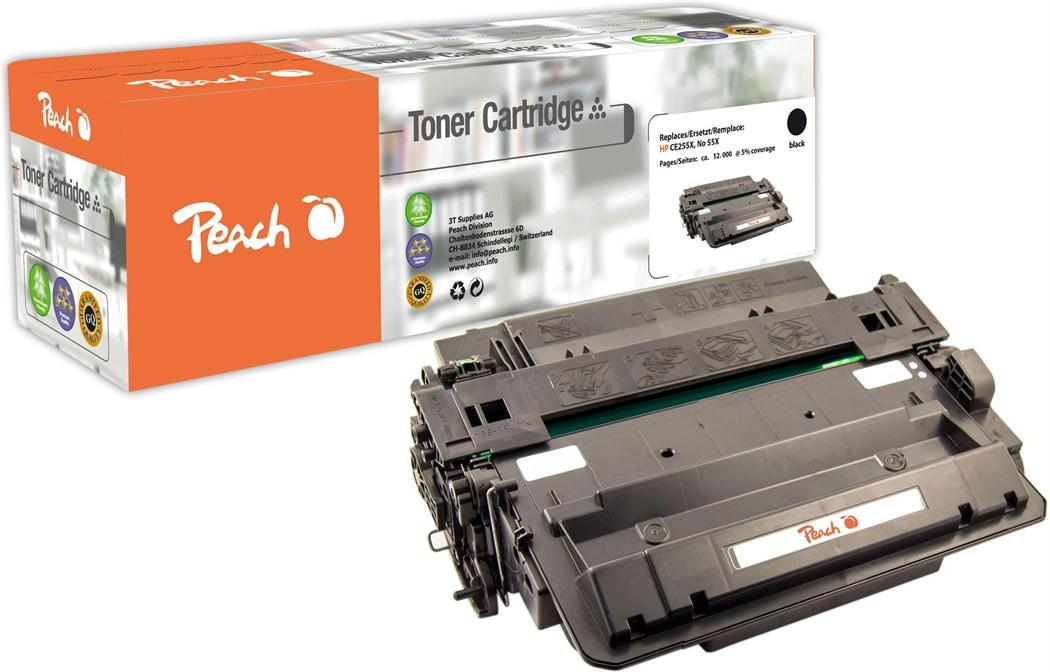 Peach  Tonermodul HC schwarz kompatibel zu HP CE255X 