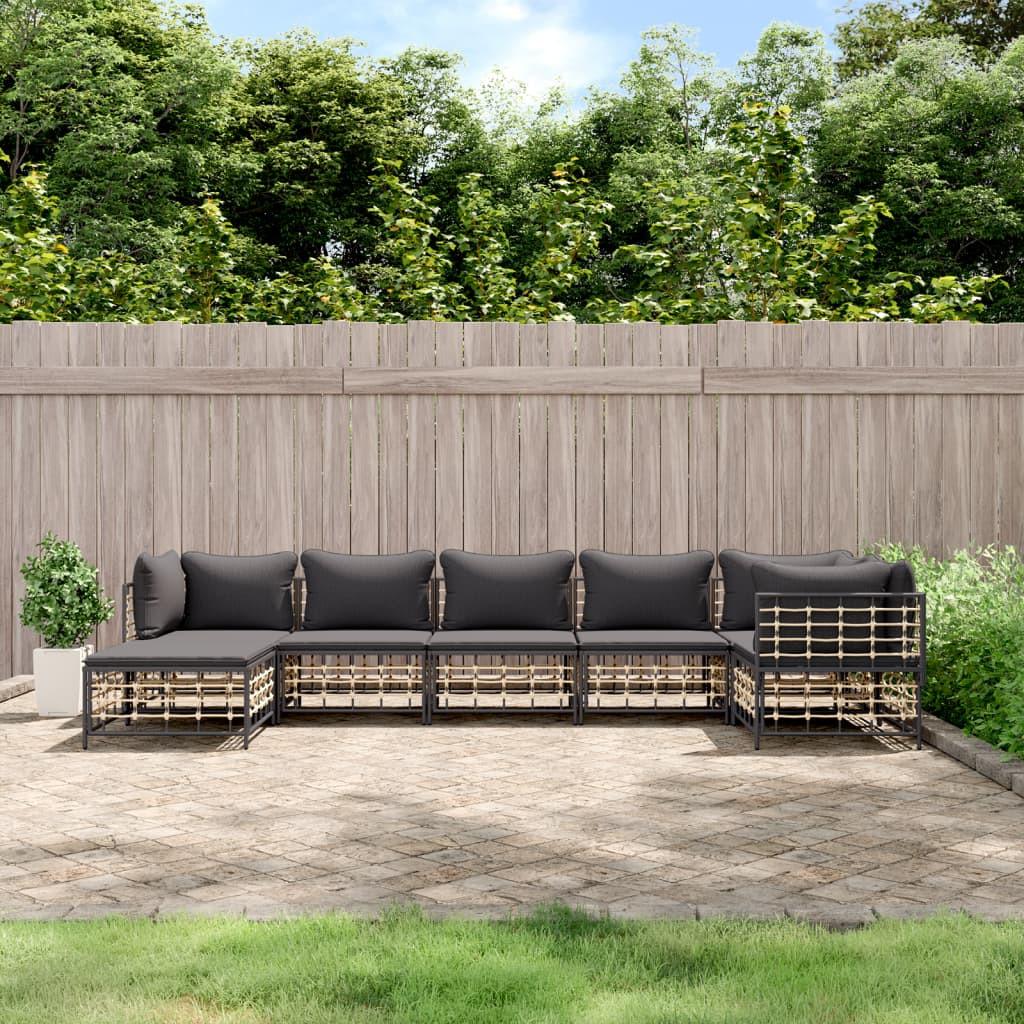 VidaXL Garten lounge set poly-rattan  