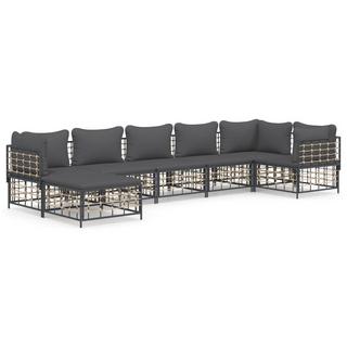 VidaXL Garten lounge set poly-rattan  