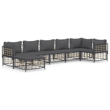 VidaXL Garten lounge set poly-rattan  