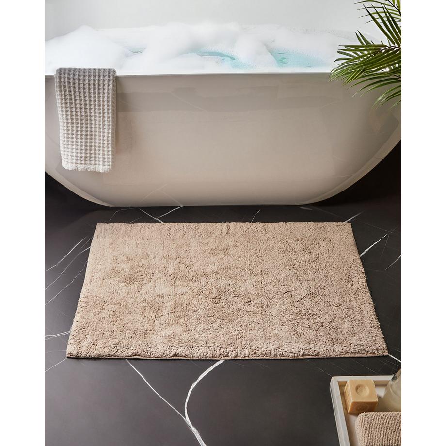 Beliani Badematte aus Baumwolle Minimalistisch GOELA  