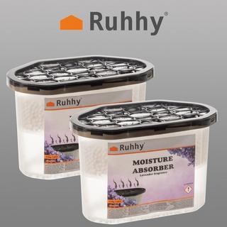 Ruhhy Absorbeur d'humidité lavande - 2x500ml Ruhhy 22137  