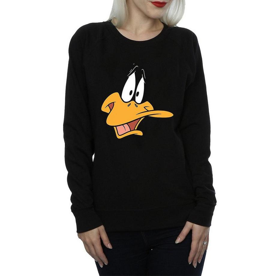 LOONEY TUNES Daffy Duck Visage Sweatshirt  