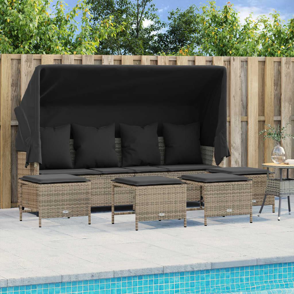 VidaXL Garten sofagarnitur poly-rattan  