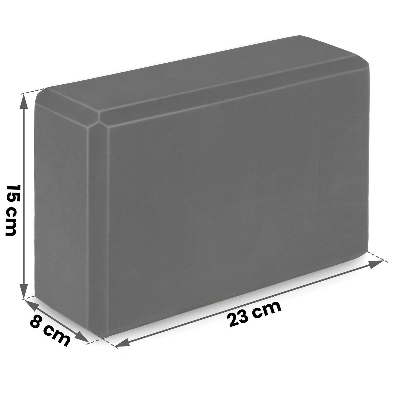 B2X  Blocco yoga in schiuma - set da 2 NS-962 nero 