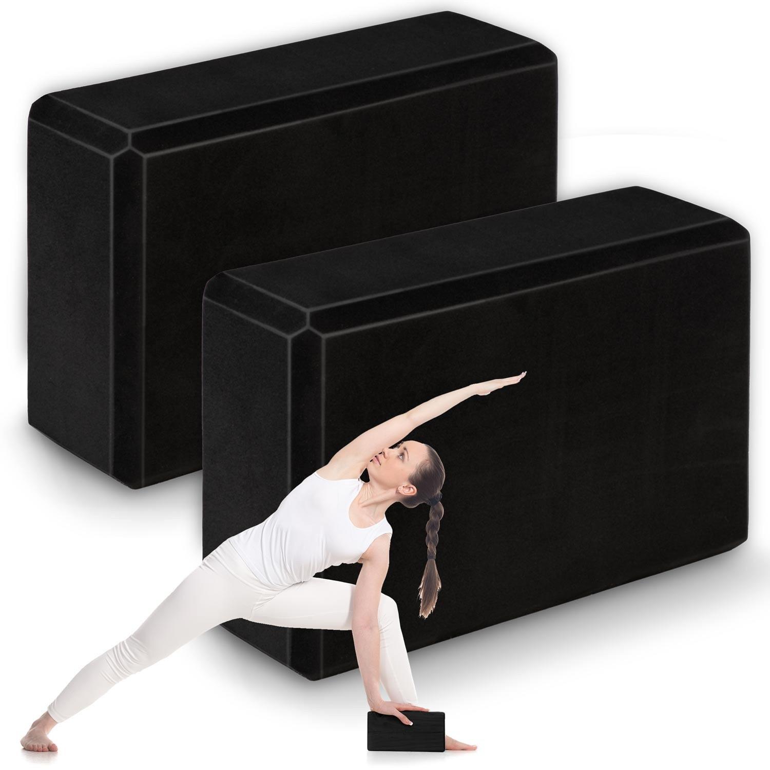 B2X  Blocco yoga in schiuma - set da 2 NS-962 nero 