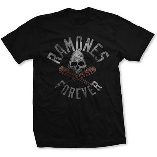 Ramones Forever Totenkopf und Fledermäuse T-Shirt  
