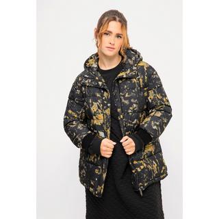 Studio Untold  Steppjacke, oversized, Allover-Print, Kapuze, 2-Wege-Zipper 