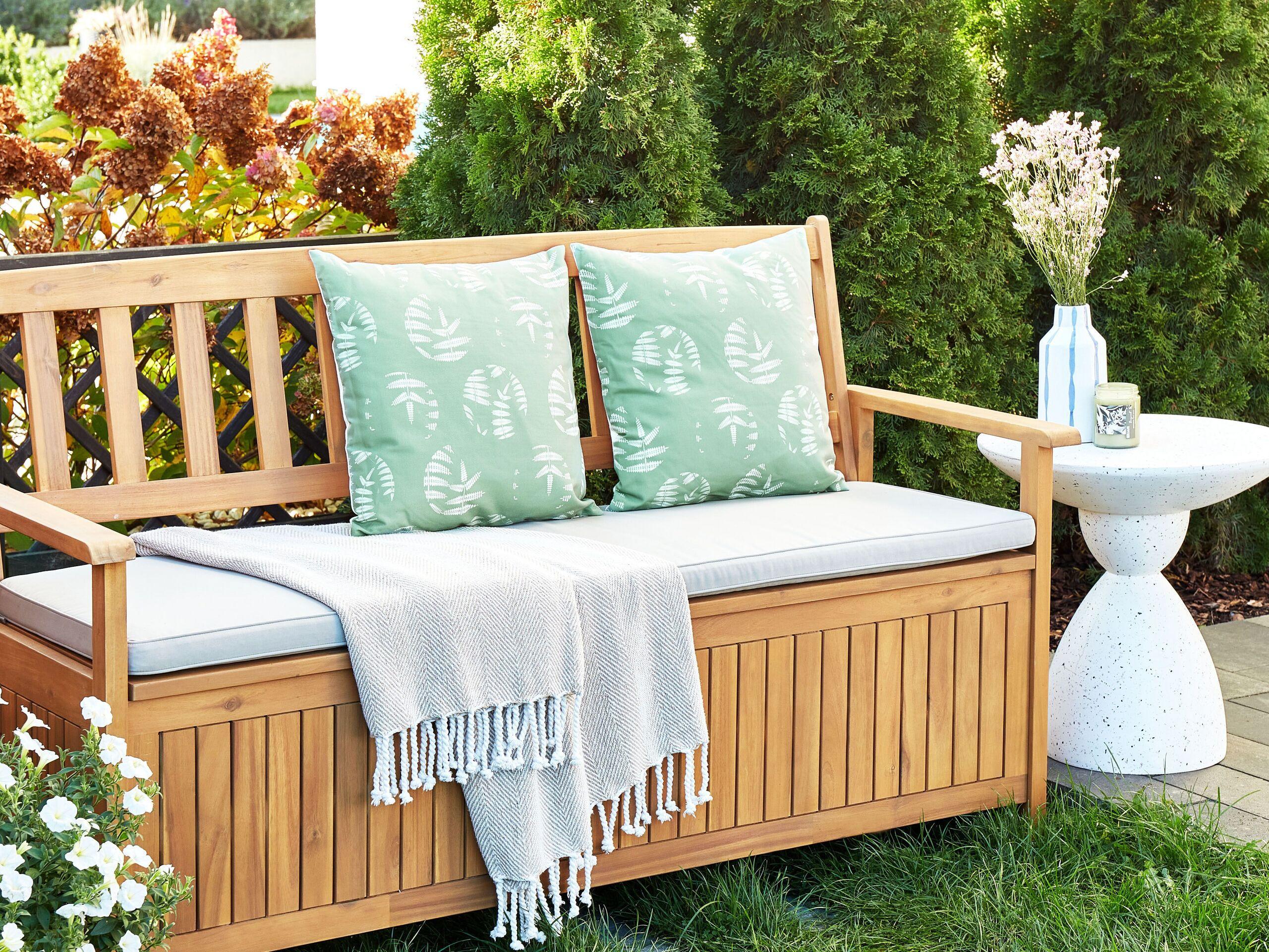 Beliani Gartenkissen 2er Set aus Polyester Modern ALASSIO  