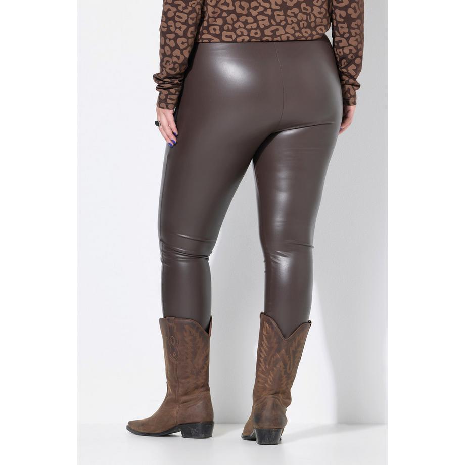 Studio Untold Beschichtete Leggings Elastikbund  