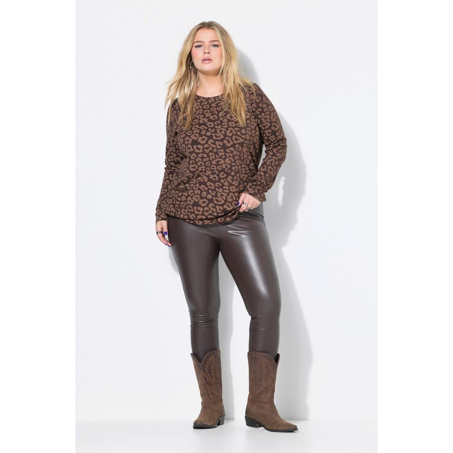 Studio Untold Beschichtete Leggings Elastikbund  