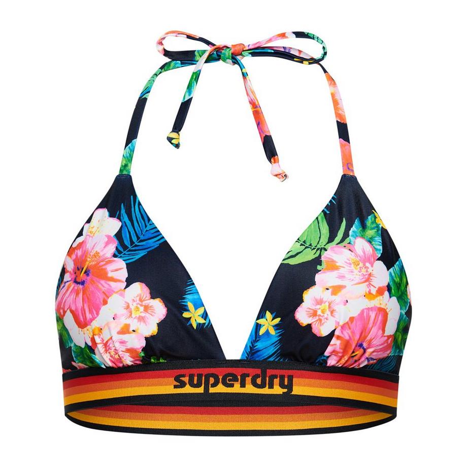 top costume da bagno vintage logo tri