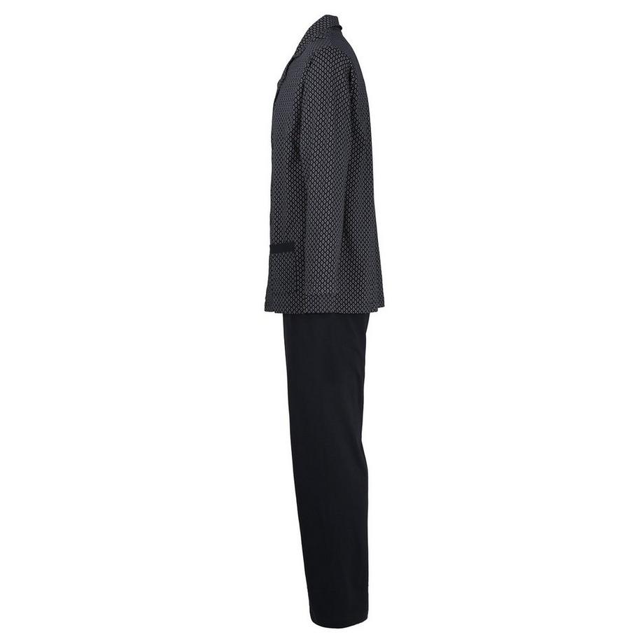 Götzburg Bequem sitzender gemusterter Langarm Pyjama  