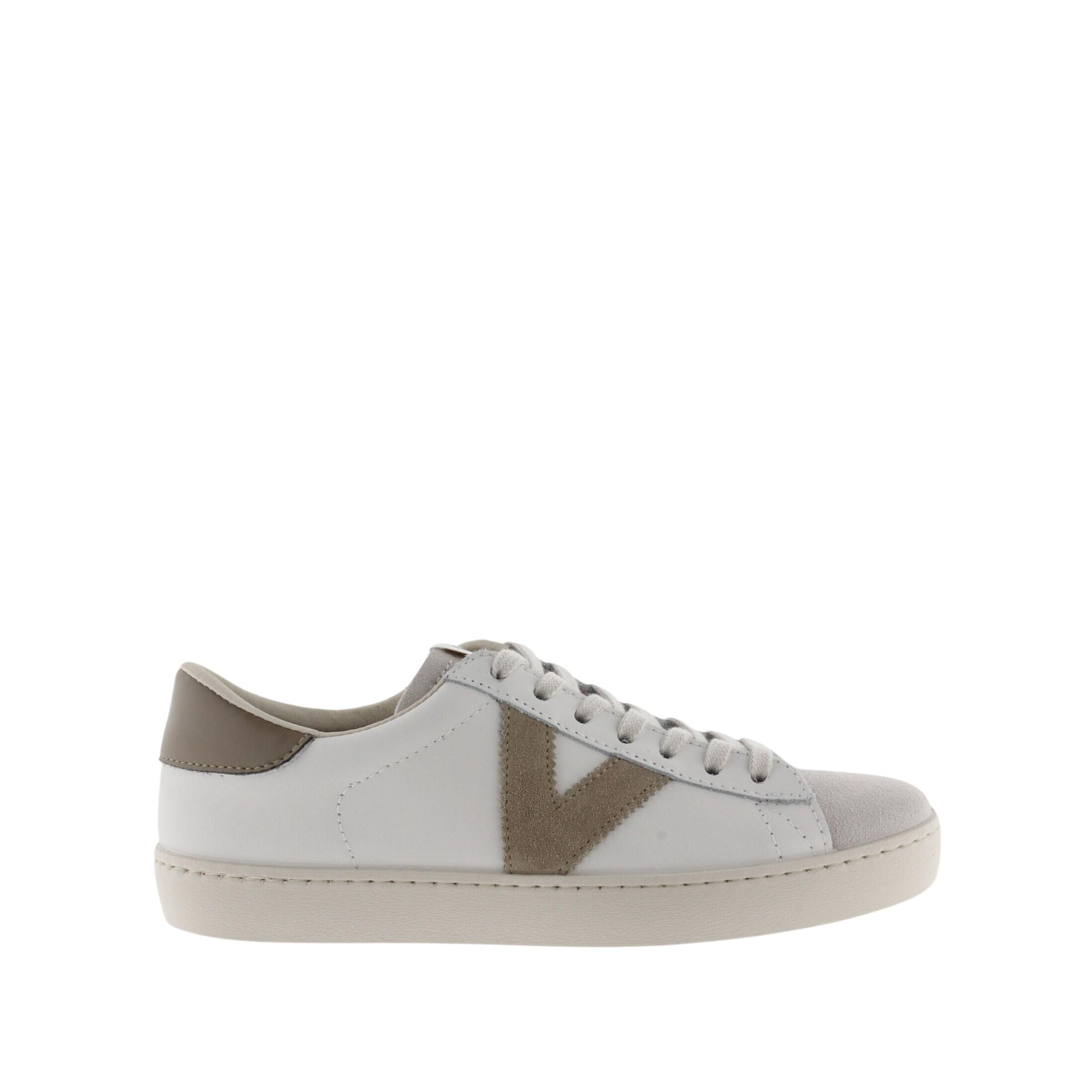 Victoria  sneakers puntera serraje & contraste 