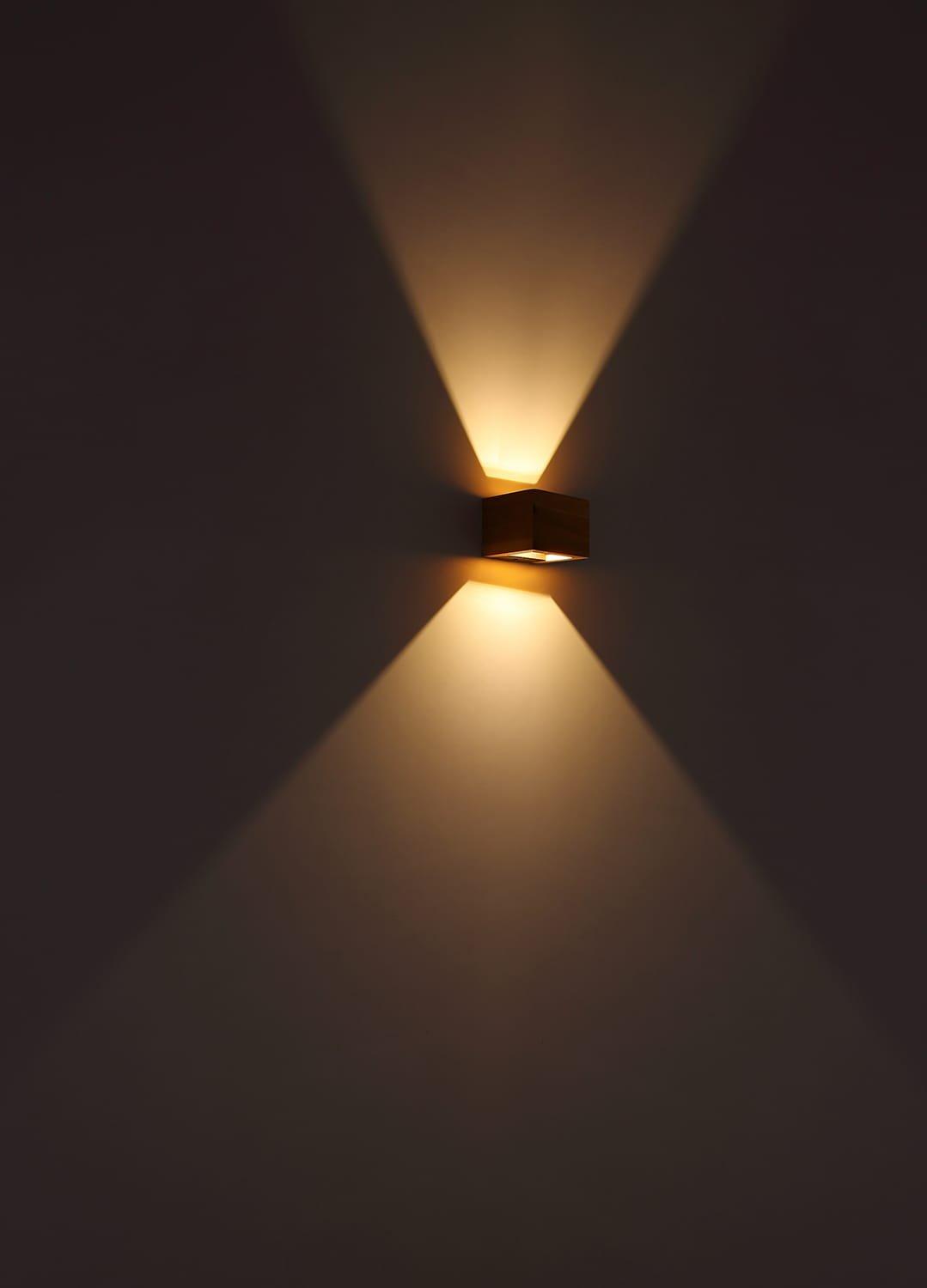 mutoni Applique Alina bois marron foncé LED  