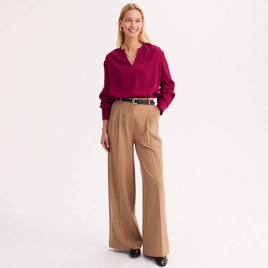 La Redoute Collections Blouse Col V Manches Longues  