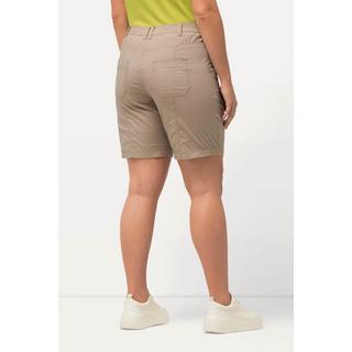 Ulla Popken  Cargo-Bermuda, Komfortbund, 4-Pocket-Schnitt 