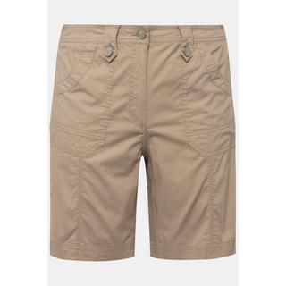 Ulla Popken  Cargo-Bermuda, Komfortbund, 4-Pocket-Schnitt 