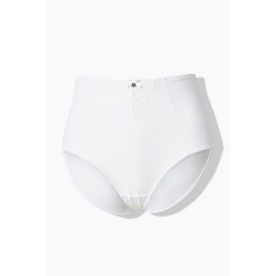 Ulla Popken Culotte Taille Haute Sculptante Empiècement Dentelle  