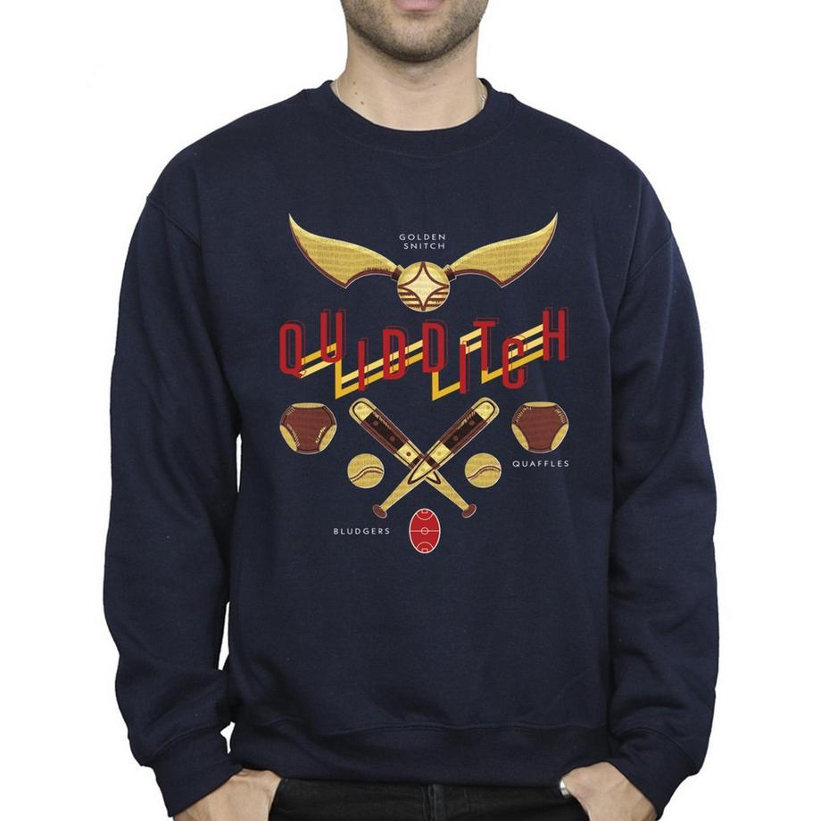 HARRY-POTTER Quidditch Golden Snitch Sweatshirt  