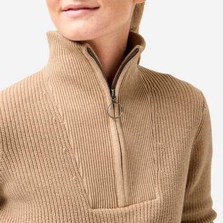 INESIS  Pullover golf donna 1/2 zip cotone 