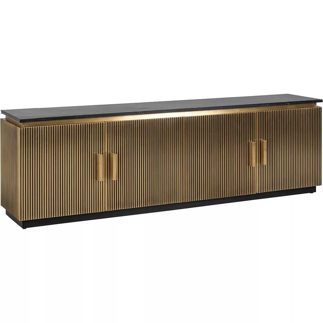 mutoni - TV-Möbel Ironville gold 200, One Size