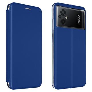 Avizar  Étui Xiaomi Poco M5 Portefeuille Bleu 