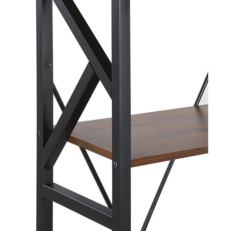 Beliani Regal mit 5 Ebenen aus Faserplatte Industriell DALE  