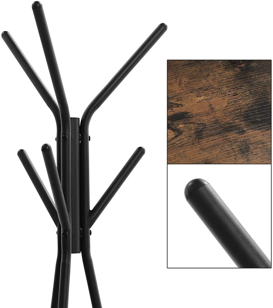 Northio Appendiabiti da terra in legno LOFT  