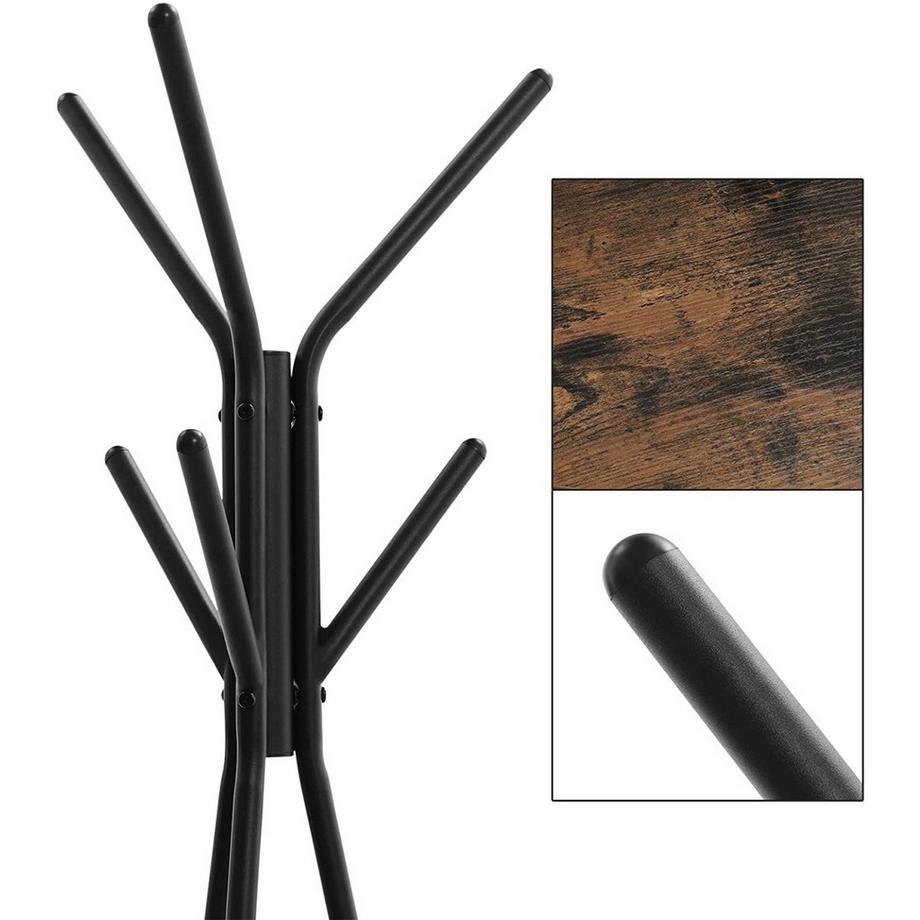 Northio Appendiabiti da terra in legno LOFT  