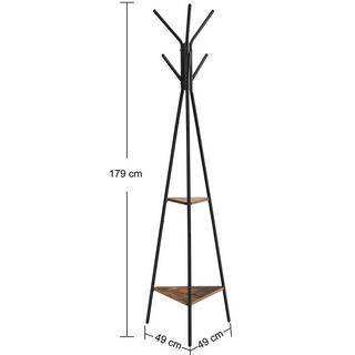 Northio Appendiabiti da terra in legno LOFT  