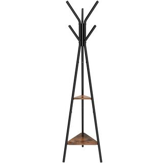 Northio Appendiabiti da terra in legno LOFT  