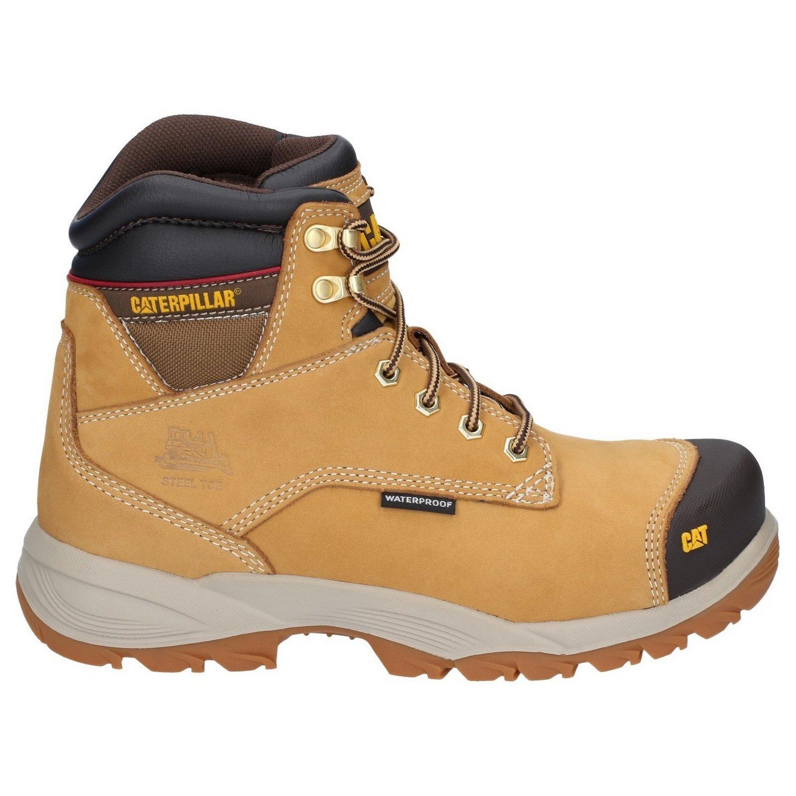 Caterpillar  Spiro Wasserfeste Safety Lederstiefel 