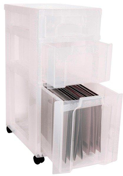 Really Useful Box REALLY USEFUL BOX Aufbewahrungsbox 30x42x69cm 68508700 3 Schubladen, transparent  