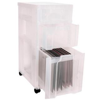 Really Useful Box REALLY USEFUL BOX Aufbewahrungsbox 30x42x69cm 68508700 3 Schubladen, transparent  
