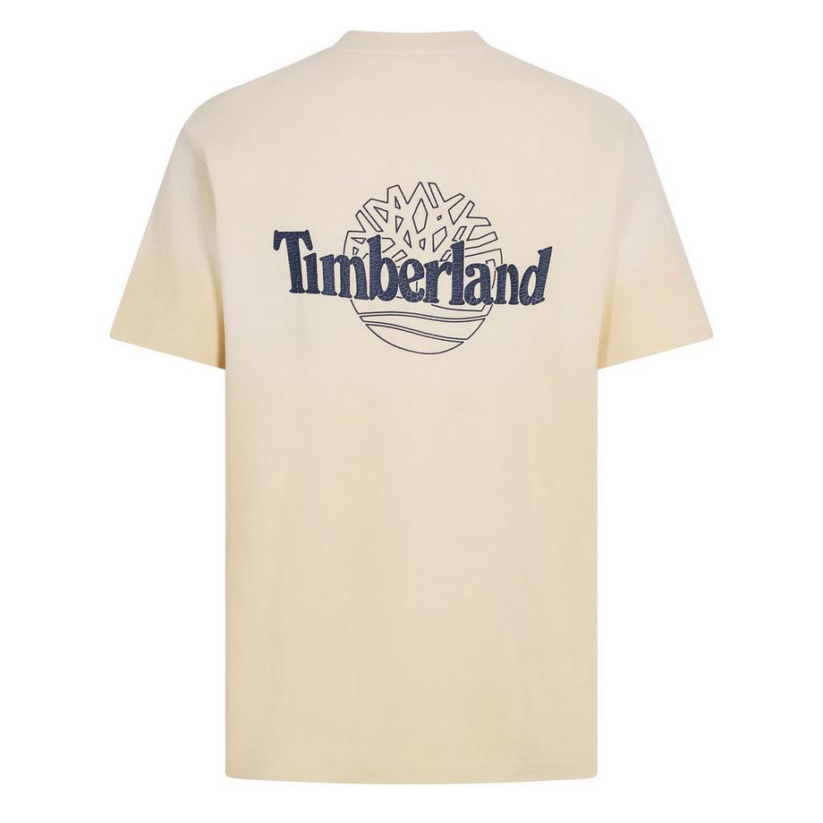 Timberland T-Shirt Oversize avec Imprimé au Dos  