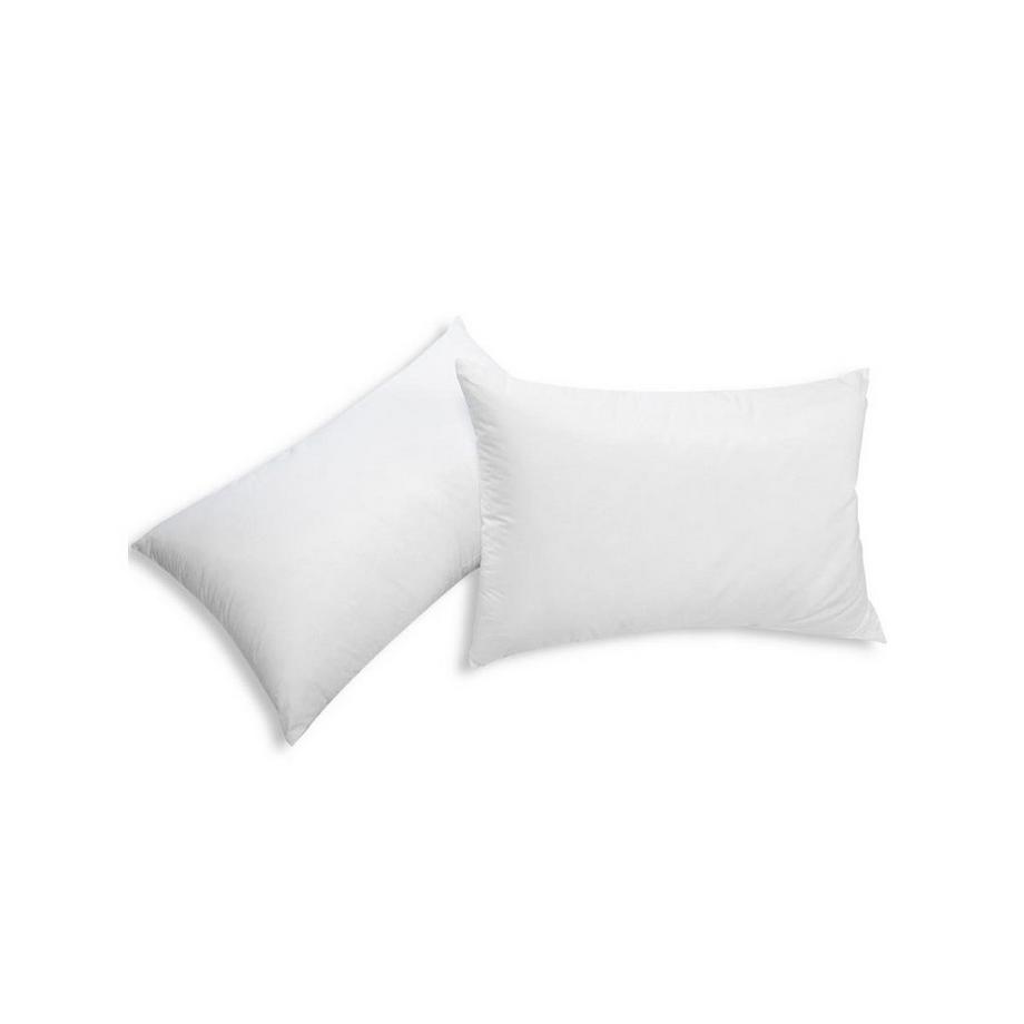 Vente-unique Lot de 2 oreillers recyclés 45 x 70 cm de DREAMEA - Enveloppe 100% microfibre - ROSA  