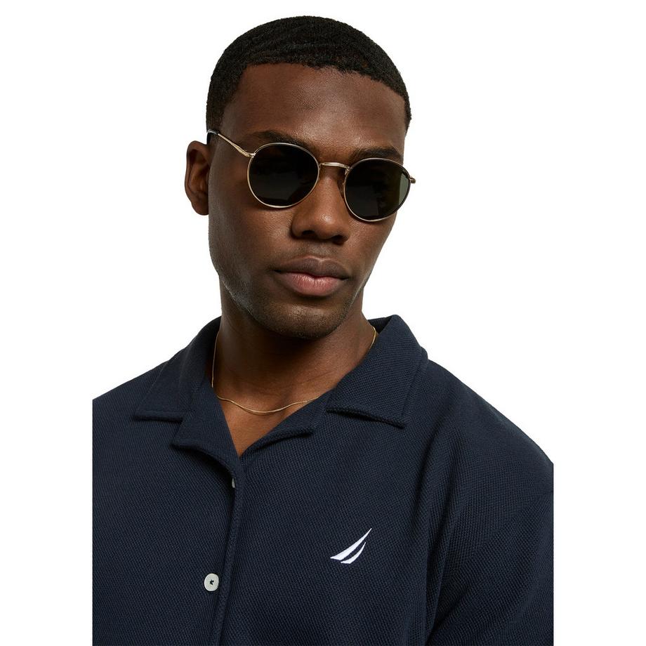 Nautica  Chemise Manches Courtes Motiftyle Brodé Dundo 
