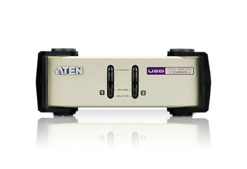 ATEN  Switch KVM PS/2-USB VGA 2-porte 