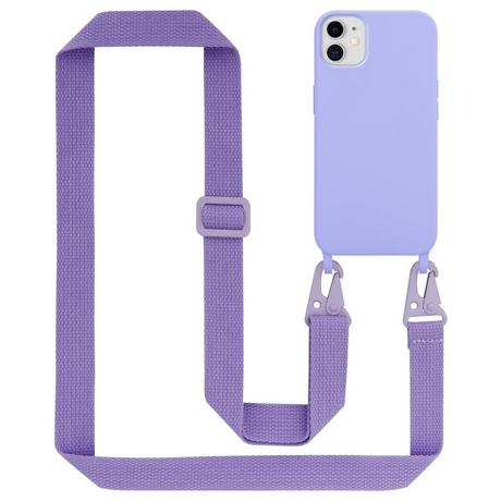 Cadorabo  Chaîne de téléphone portable compatible avec Apple iPhone 11 - Coque de protection en silicone avec cordelette réglable 