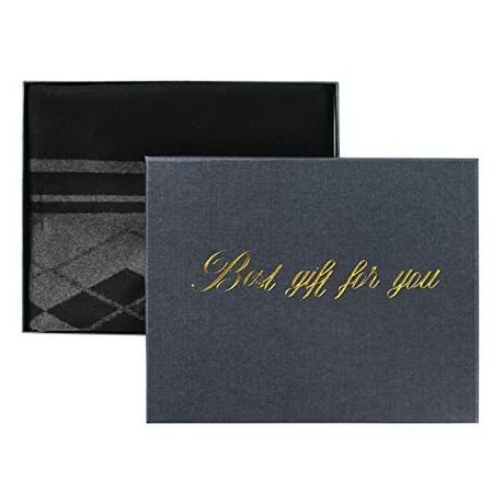 Only-bags.store Sciarpa calda lavorata a maglia a quadri con nappe  