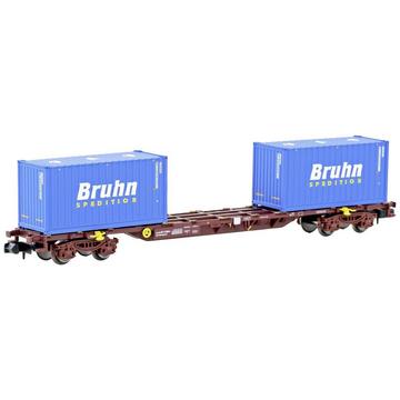 N wagon porte-conteneurs Sgmnss de la DB Cargo