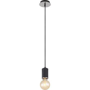 Lampe à suspension Joseba métal noir mat 1xE27