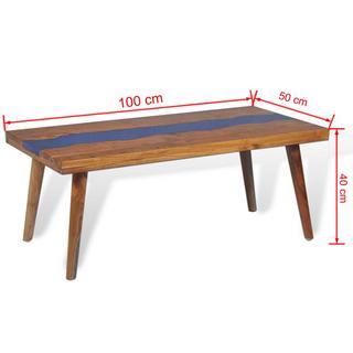 VidaXL Table basse teck  