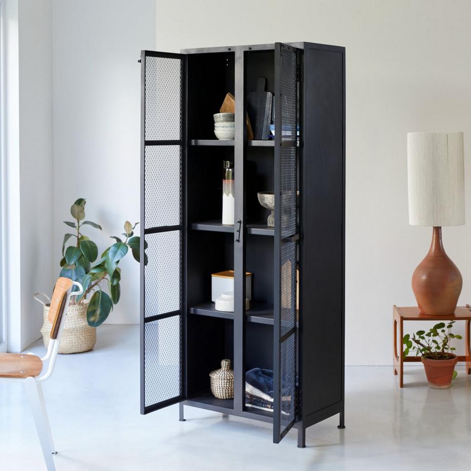 Tikamoon Vaisselier en métal grillagé Cléo  