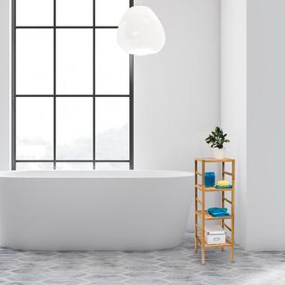 B2X Mensola da bagno in legno di noce  