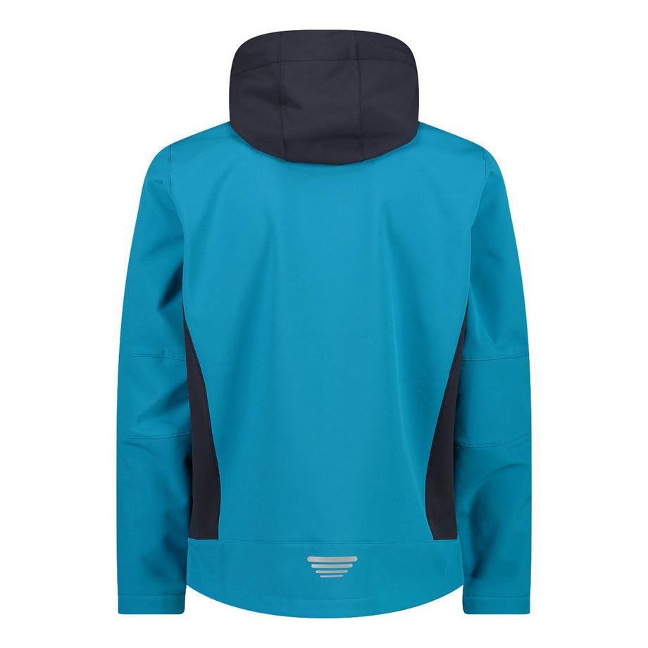 CMP Softshell Wanderjacke mit Kapuze und Reissverschluss  