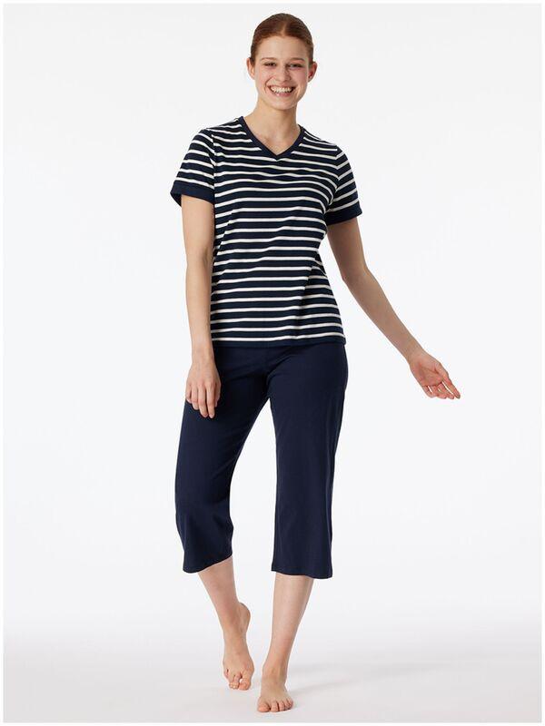Schiesser Pigiama Set Maniche Corte Rigato  