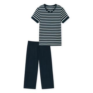 Schiesser Pigiama Set Maniche Corte Rigato  